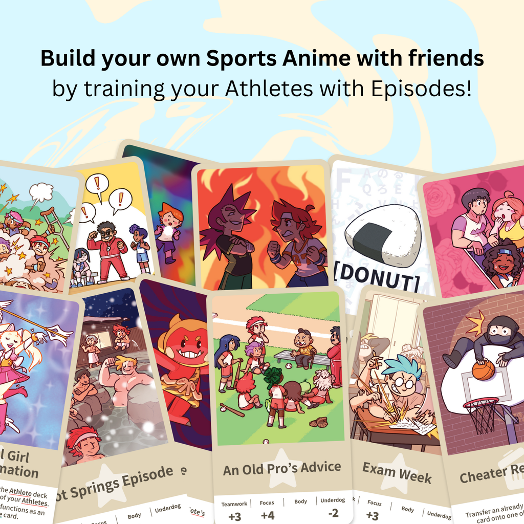 Tournament Arc - Build your own Sports Anime with Friends, 2-6 Players, Ages 10+