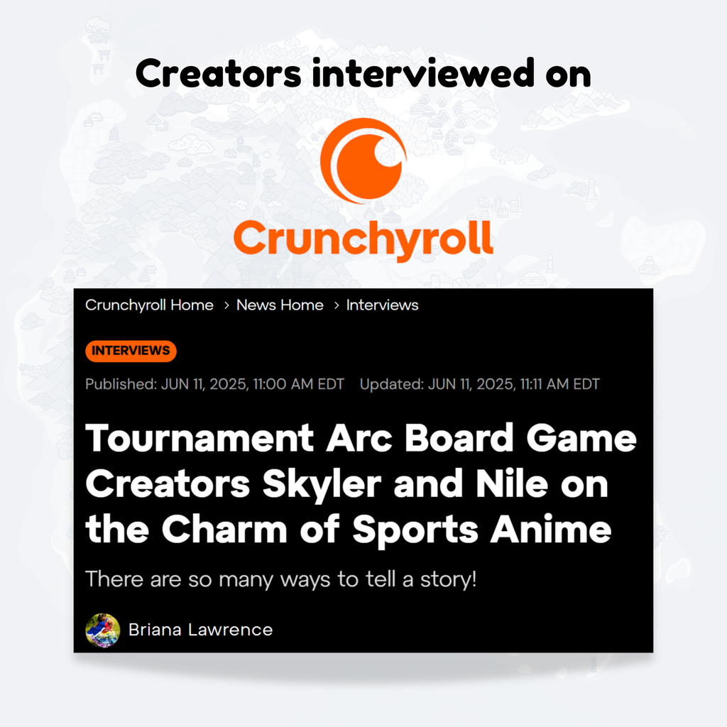 Tournament Arc - Build your own Sports Anime with Friends, 2-6 Players, Ages 10+