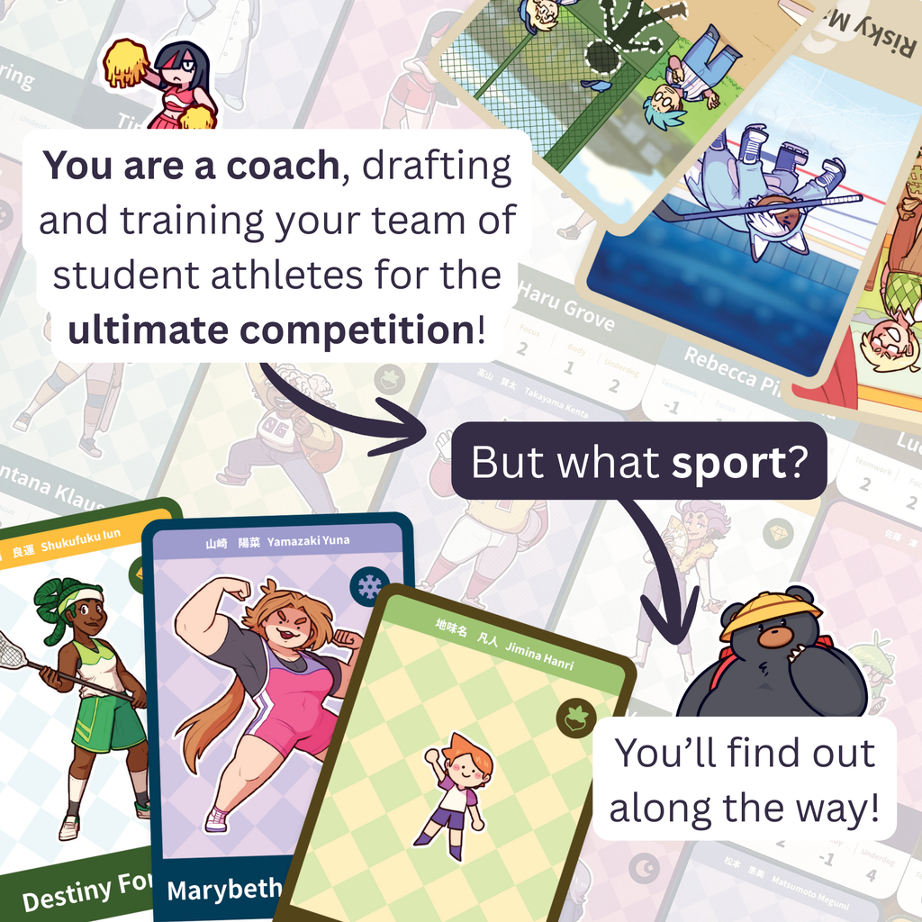Tournament Arc - Build your own Sports Anime with Friends, 2-6 Players, Ages 10+